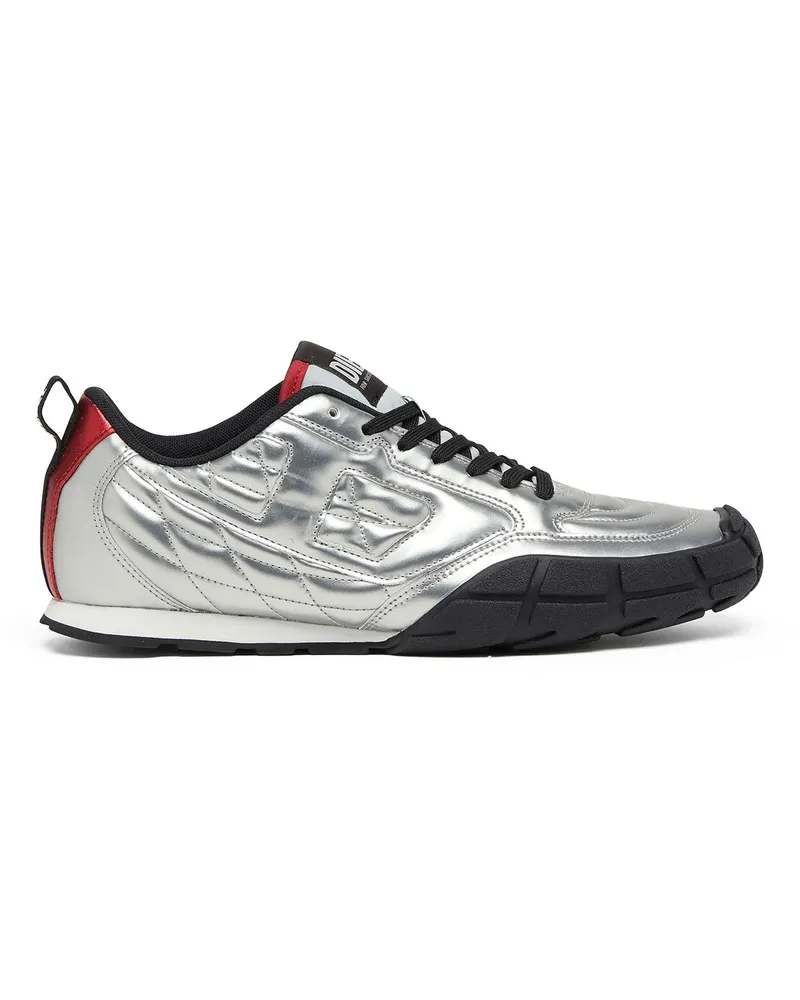 Diesel S-Pagodha-Quilted metallic Sneakers - Sneakers - Damen - Silber Silber