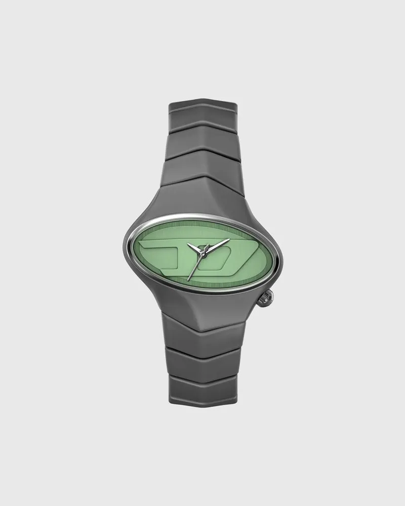 Diesel D-Rush gunmetal Edelstahl-Uhr - Uhren - Herren - Grau Grau