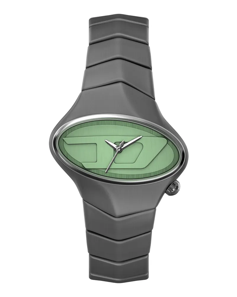 Diesel D-Rush gunmetal Edelstahl-Uhr - Uhren - Herren - Grau Grau