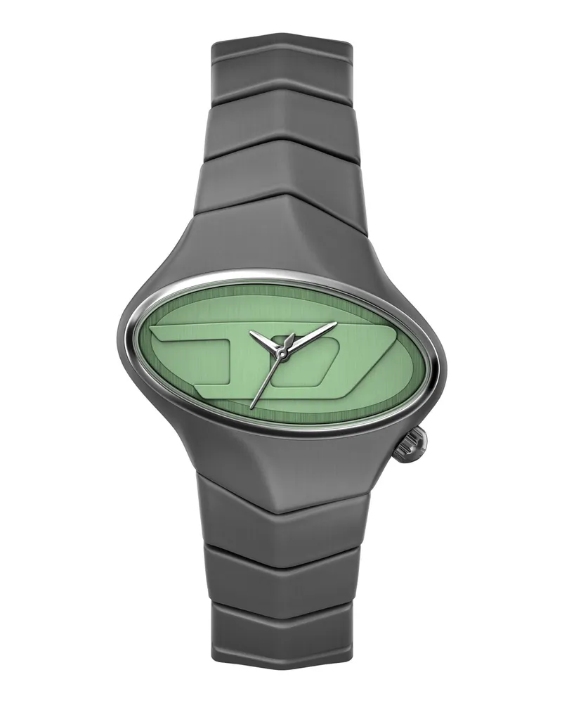 Diesel D-Rush gunmetal Edelstahl-Uhr - Uhren - Herren - Grau Grau
