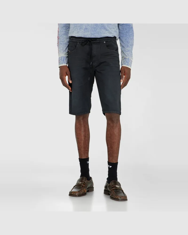 Diesel Chinoshorts aus JoggJeans - Denim Kurze Hose - Herren - Schwarz Schwarz