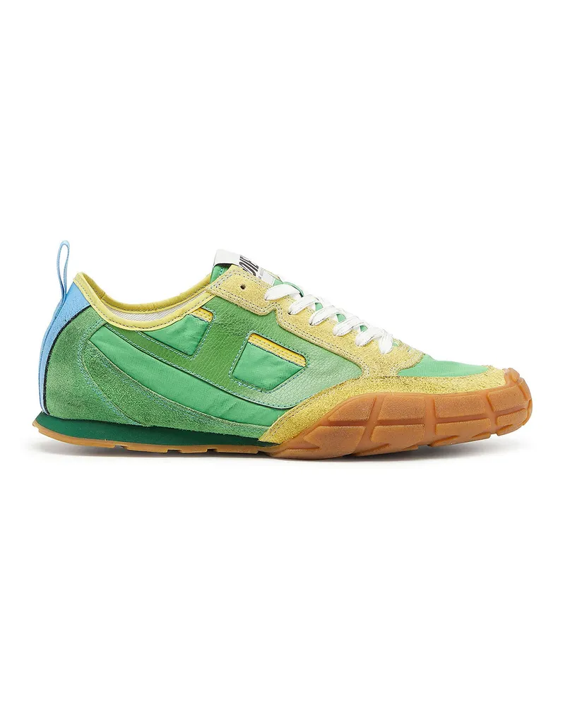 Diesel S-Pagodha - Sneakers aus Leder und Nylon - Sneakers - Herren - Grün Grün
