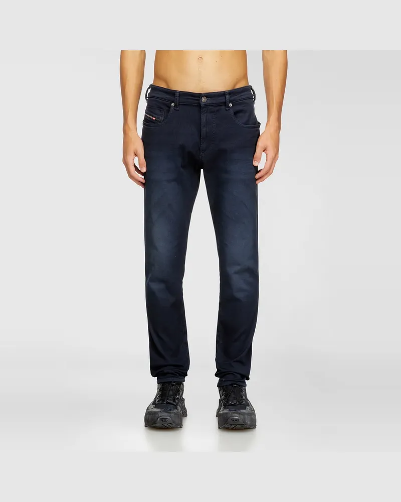 Diesel Slim Regular Waist 2062 D-Strukt Joggjeans, Farbig, Reißverschluss Blau