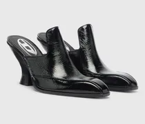 D-Luffy - Mules im Lackleder im Western-Stil - Mokassins und Mules - Damen - Schwarz
