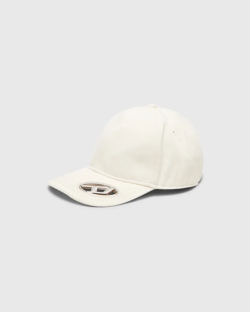 Diesel Basecap mit Oval D-Plakette - Hüte - Herren - Weiss Weiss