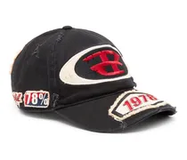 Basecap mit Strick-Aufnähern - Hüte - Unisex - Schwarz