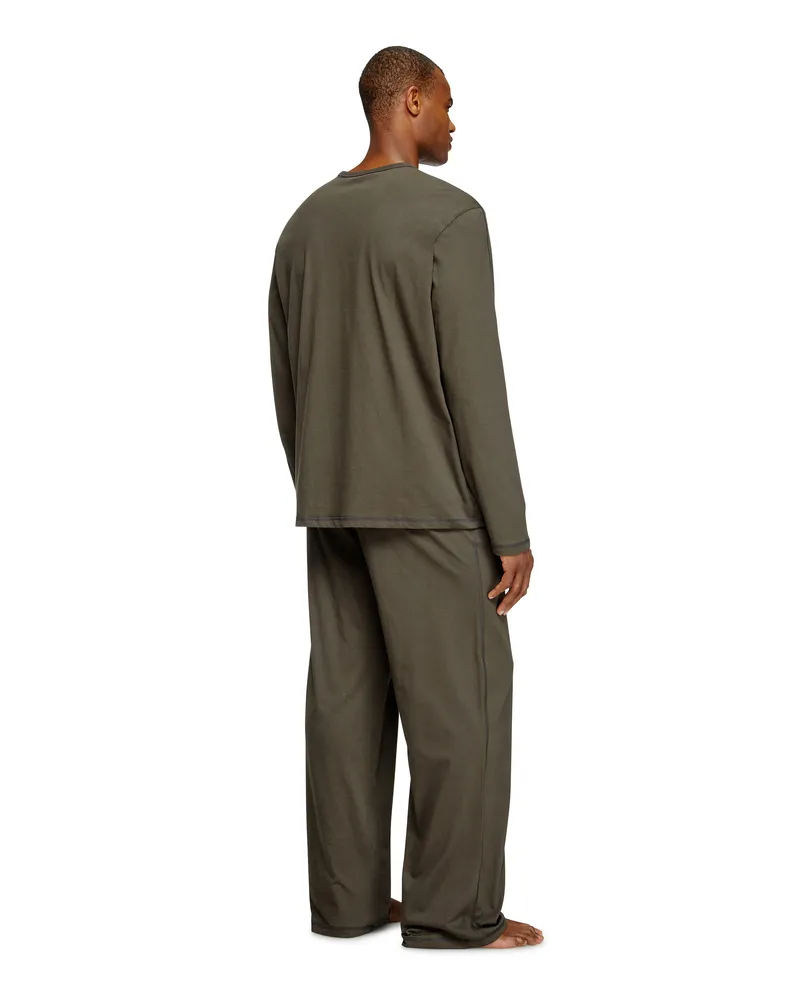 Diesel Pyjamas aus Baumwolljersey - Pyjamas - Herren - Braun Braun
