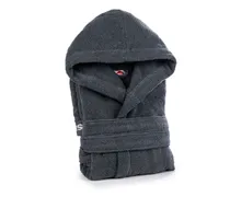 Bademantel aus Baumwoll-Frottee, Größe S - Bath - Unisex - Grau