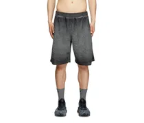 Sweatshorts mit Phönix-Dévoré - Kurze Hosen - Herren - Grau