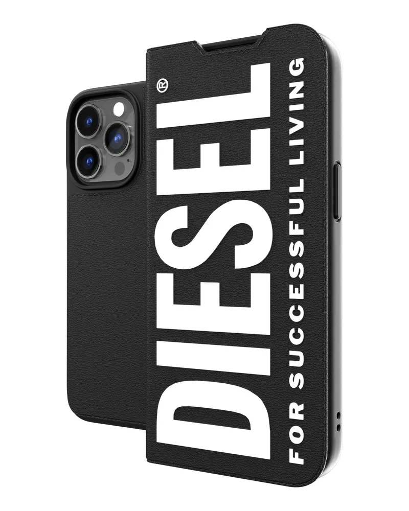 Diesel Handycase für iPhone 13/13 Pro - Schutzhüllen - Unisex - Schwarz Schwarz