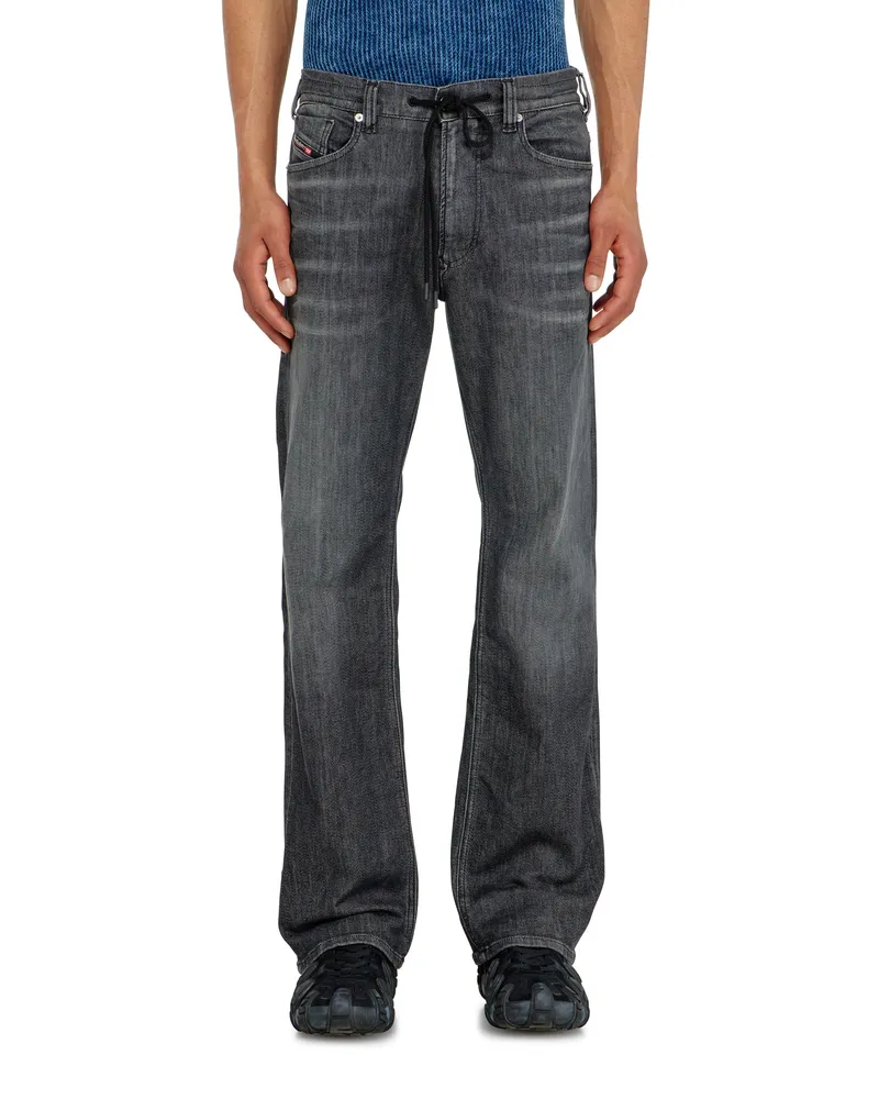 Diesel Relaxed Regular Waist 2080 D-Reel Joggjeans - Jeans - Herren - Schwarz Schwarz