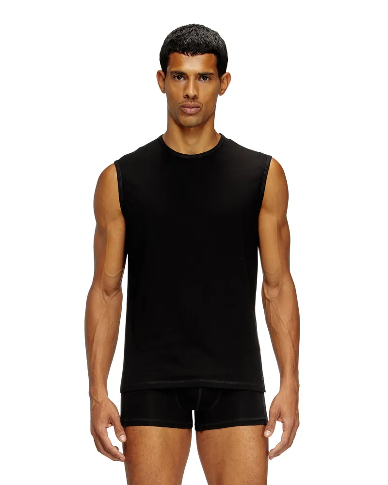 Diesel Tanktop im Zweierpack - Oberteile - Herren - Schwarz Schwarz