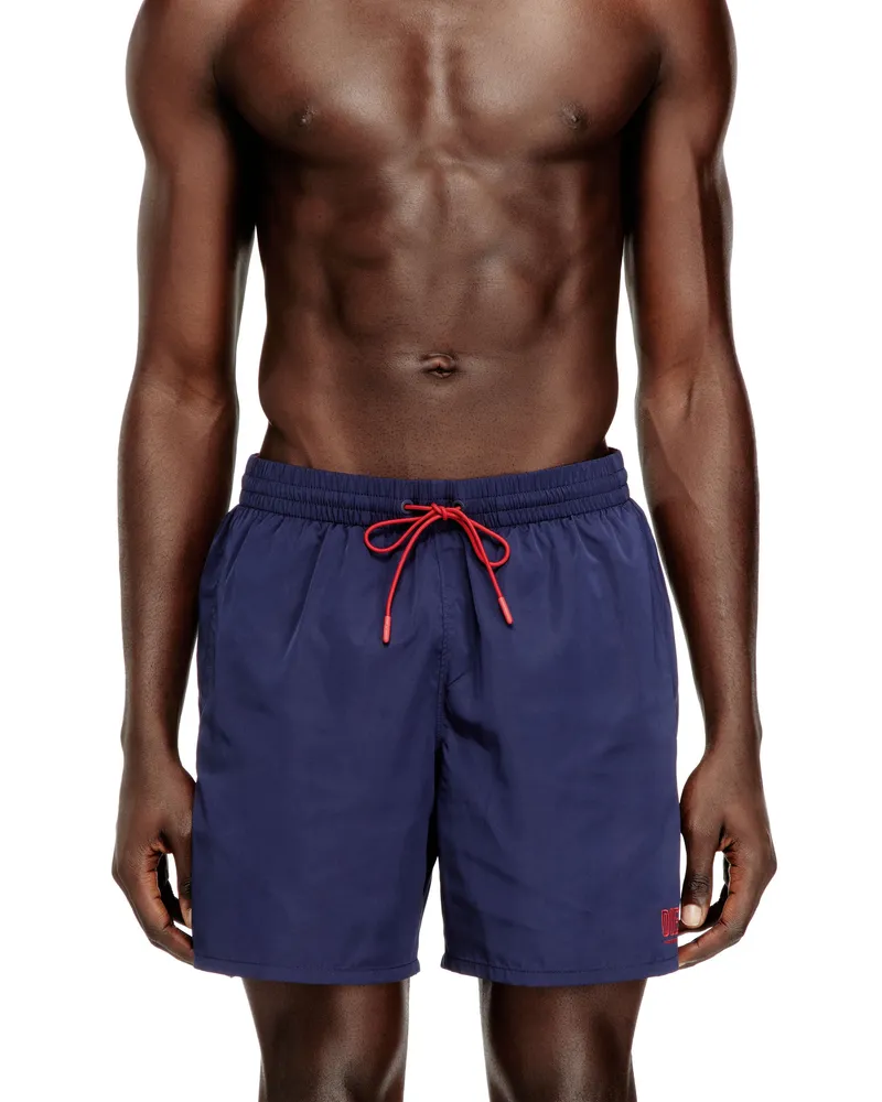 Diesel Badeshorts mit Reißverschlusstasche - Badeshorts - Herren - Blau Blau