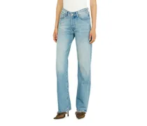 Regular Jeans High Waist 1971 D-Sent, Hellblau, Knopfverschluss