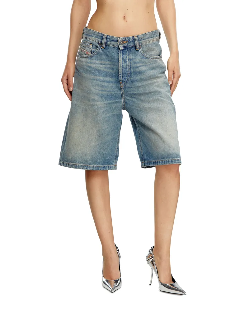 Diesel Shorts aus Denim - Kurze Hosen - Damen - Blau Blau