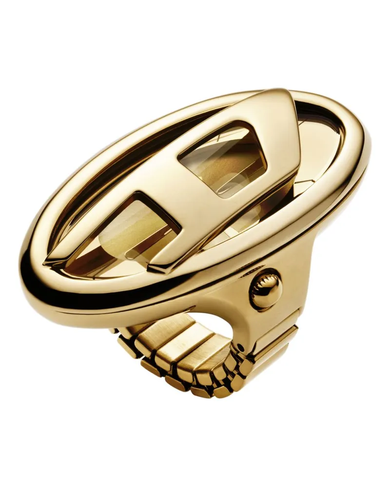 Diesel D-Era Gold-Tone Edelstahl Ringuhr - Uhren - Damen - Gold Gold
