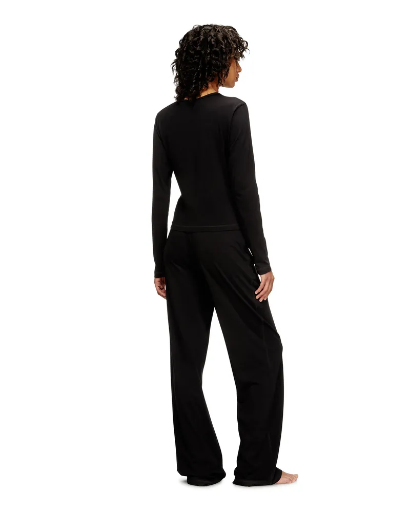 Diesel Pyjamas aus Stretch-Baumwolle - Pyjamas - Damen - Schwarz Schwarz