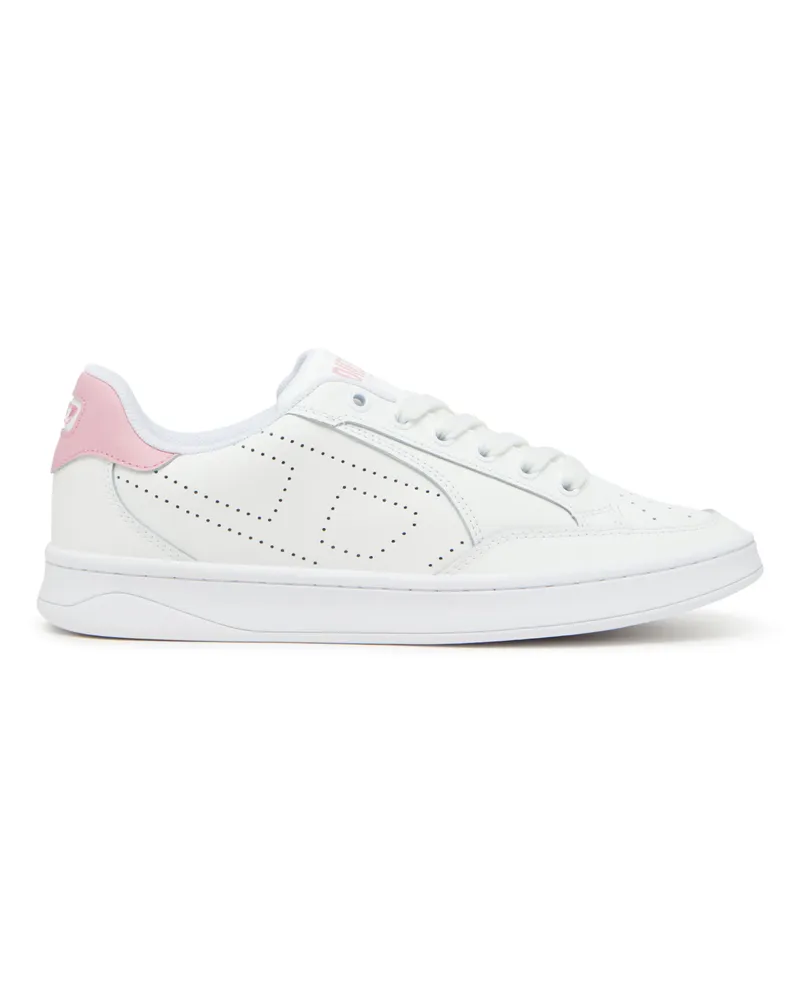 Diesel S-Dakota-Sneakers aus Leder mit perforiertem Logo - Sneakers - Damen - Bunt Bunt