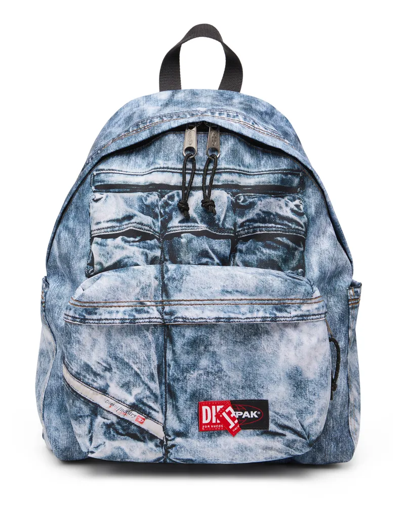 Diesel Rucksack aus Trompe l'ail-Denim - Rucksäcke - Unisex - Blau 