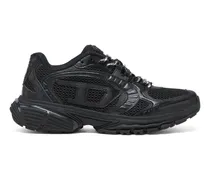 S-Pro-V-Dense-Einfarbige Sneakers aus Mesh mit Oval D-Logo - Sneakers - Damen - Schwarz