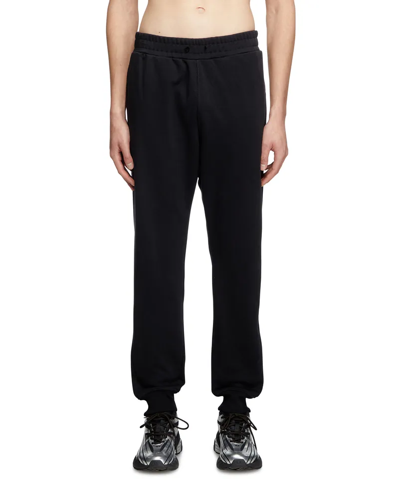 Diesel Trackhose mit kleinem Logo - Hosen - Herren - Schwarz Schwarz
