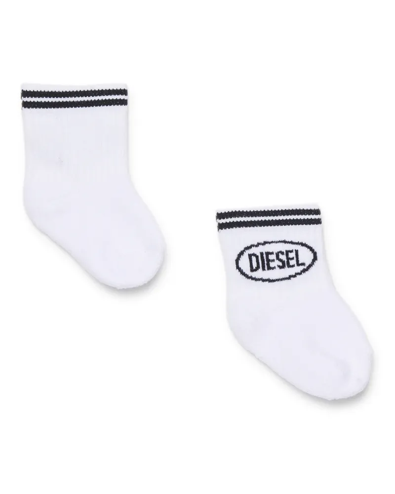 Diesel Baumwollsocken mit gestreiften Bündchen - Weitere Accessoires - Unisex - Bunt Bunt