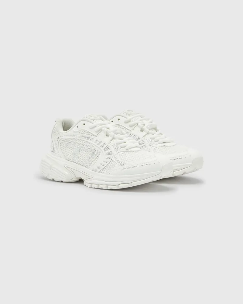 Diesel S-Pro-V-Dense - Mesh-Sneaker mit Kristallen - Sneakers - Damen - Weiss Weiss