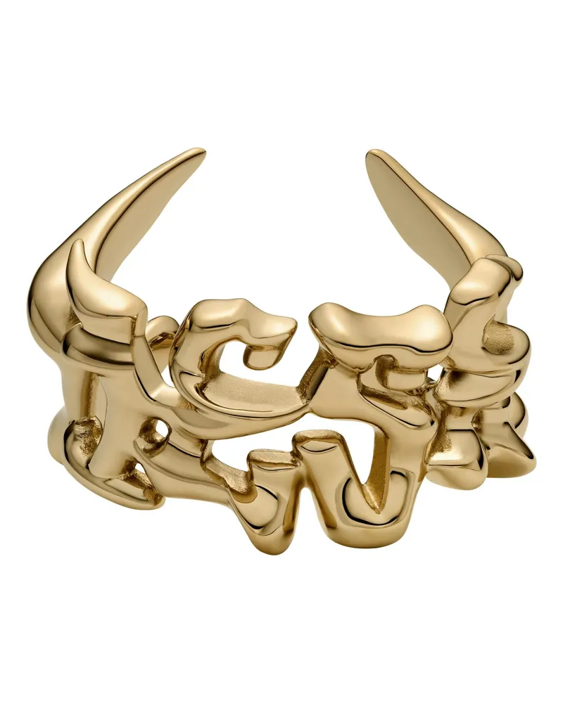 Diesel Edelstahl-Manschettenarmband - Armbänder - Unisex - Gold Gold