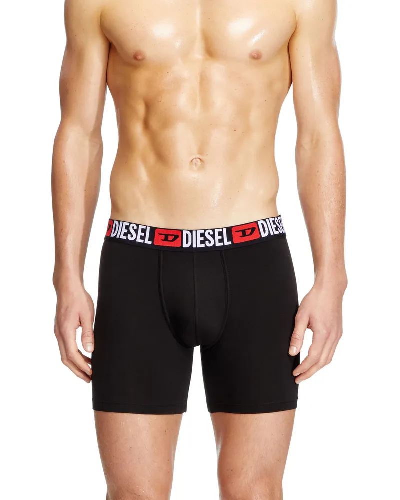 Diesel Retropants im Dreierpack aus Baumwollstretch - Boxershorts - Herren - Schwarz Schwarz