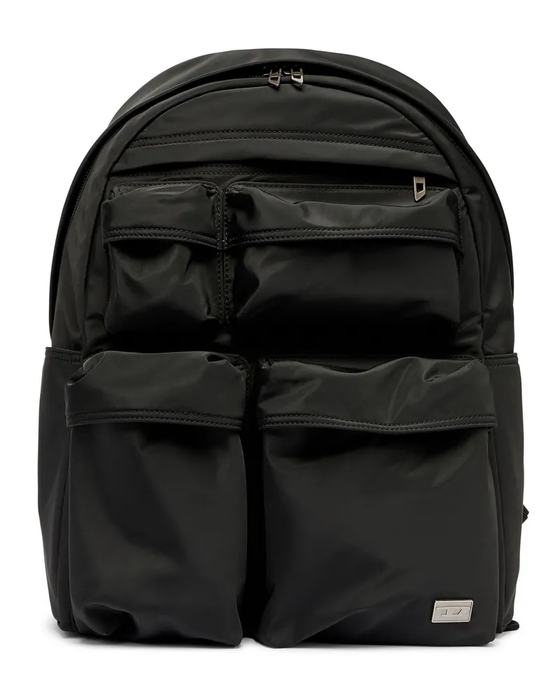 Diesel Multi-Pkts-Rucksack mit mehreren Taschen - Rucksäcke - Unisex - Schwarz 