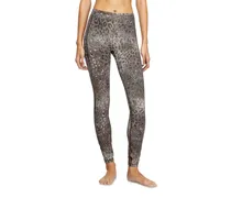 Nylon-Leggings mit Leopardenmuster - Hosen - Damen - Braun