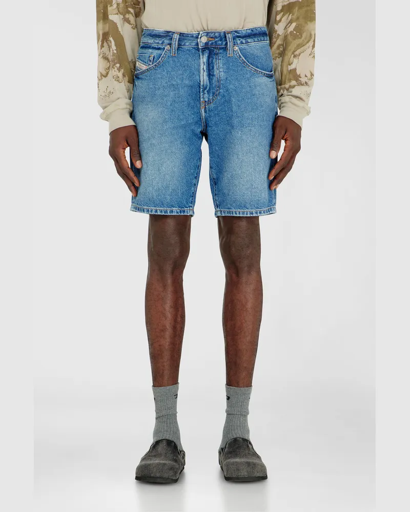 Diesel Schmale Shorts aus Clean-Wash-Denim - Denim Kurze Hose - Herren - Blau Blau