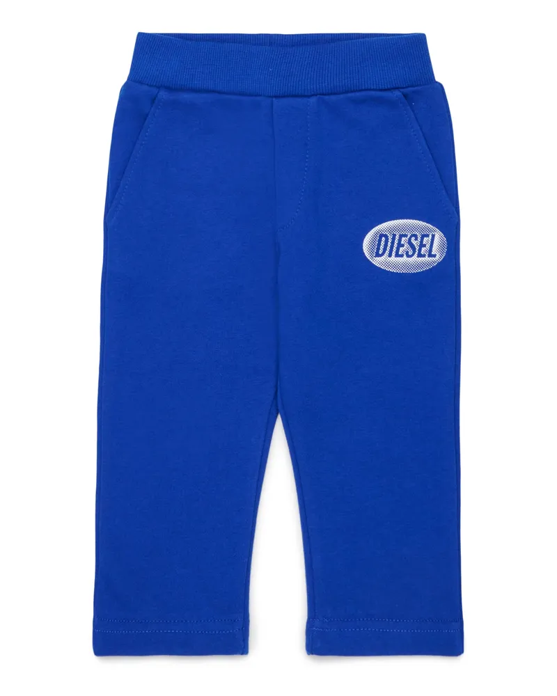 Diesel Sweatpants aus Baumwolle mit Logo-Print - Hosen - Unisex - Blau Blau
