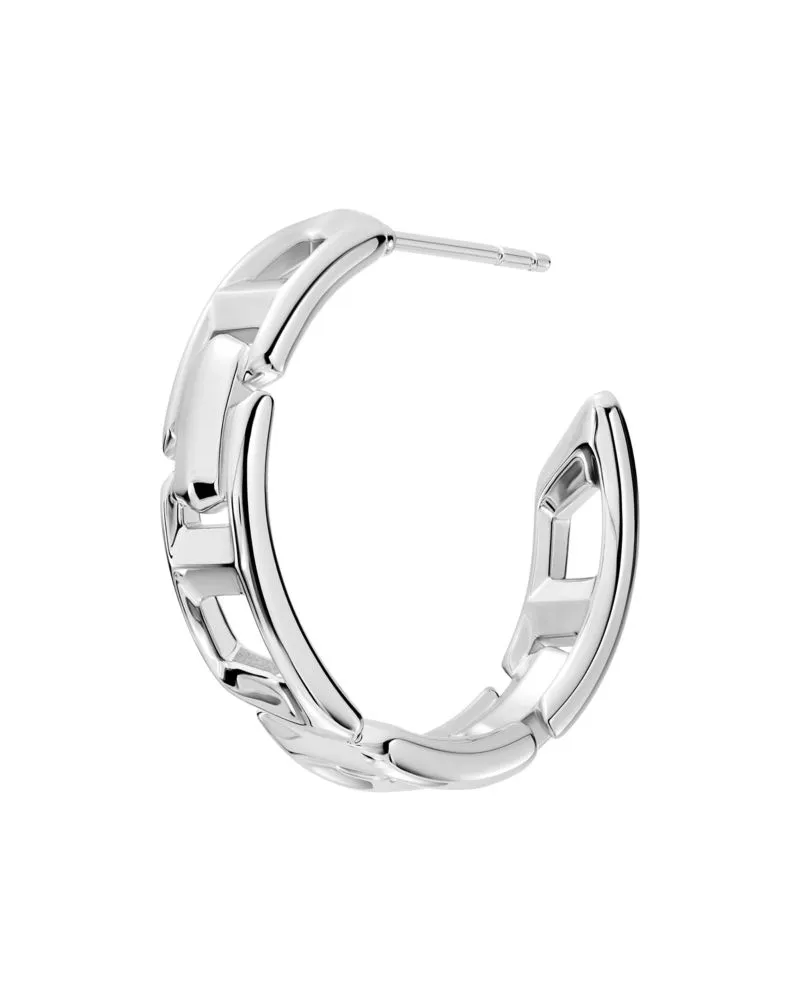 Diesel Creole aus sterlingsilber - Ohrringe - Unisex - Silber Silber