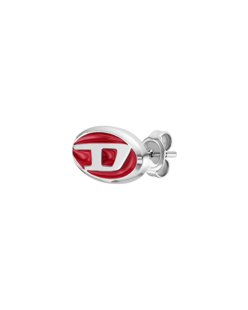 Diesel Ohrstecker aus Edelstahl - Ohrringe - Unisex - Silber Silber