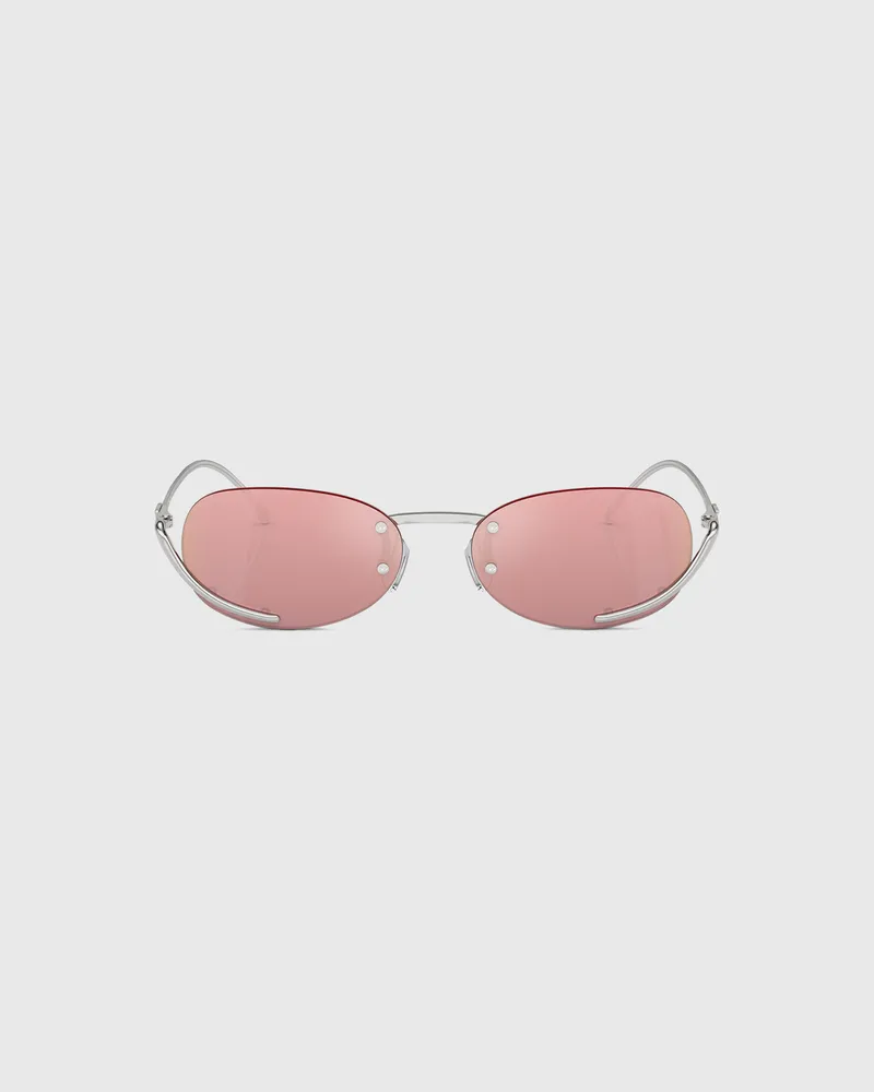Diesel Ovaler Modell Brille - Sonnenbrille - Unisex - Rosa Rosa