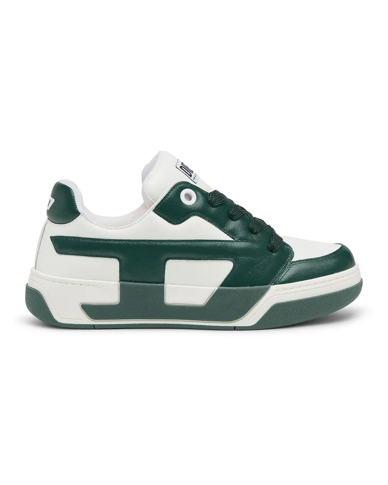 Diesel D-Ollie-Sneakers aus Leder im Colour-Block-Design - Sneakers - Herren - Weiss Weiss