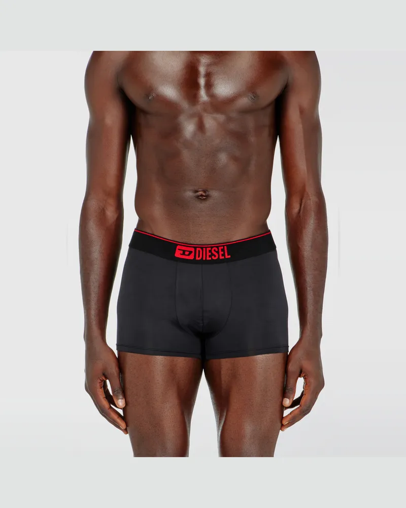 Diesel Boxershorts im 3er-Pack aus Mikrofaser - Boxershorts - Herren - Schwarz Schwarz