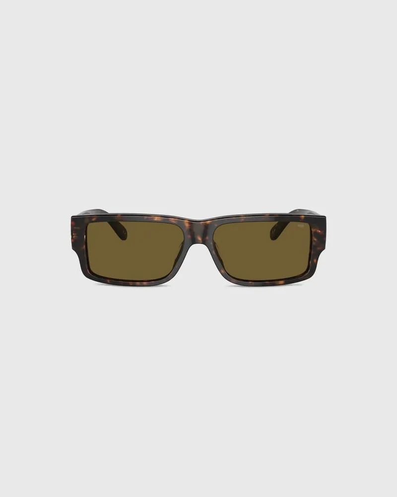 Diesel Rechteckiges Modell Brille - Sonnenbrille - Herren - Braun Braun