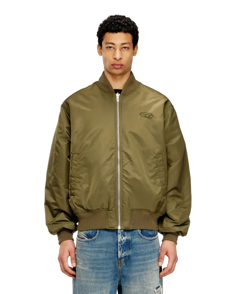 Diesel Gesteppte Bomberjacke mit Oval-D-Stickerei - Winterjacken - Herren - Bunt Bunt