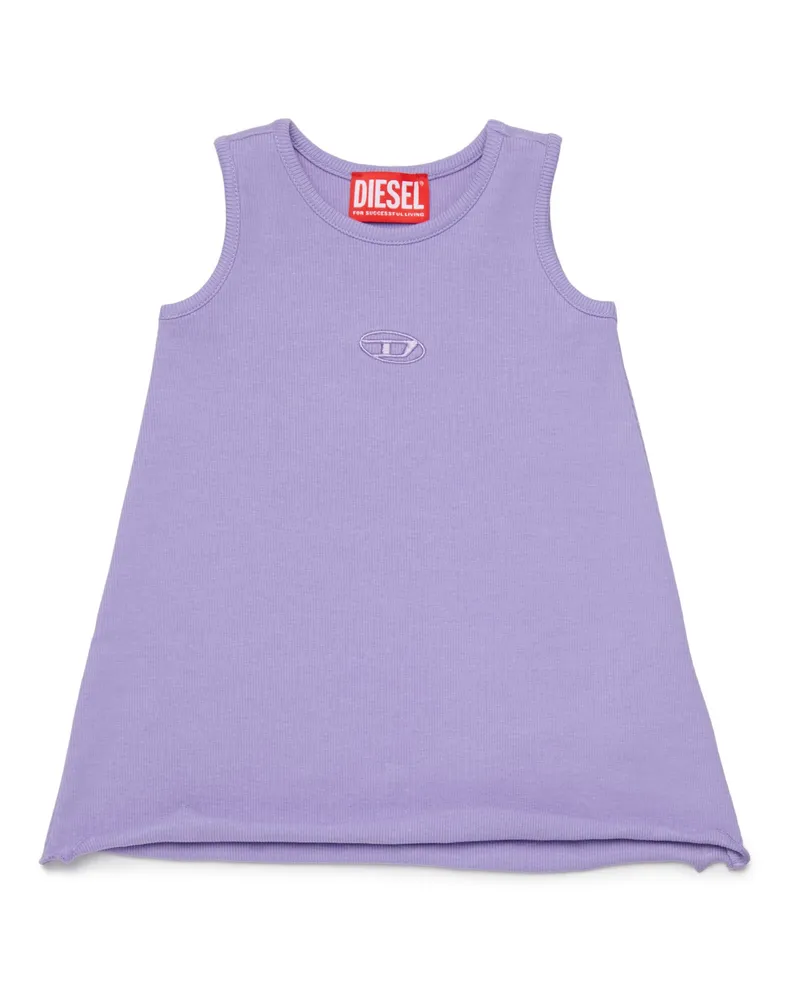 Diesel Tankkleid mit gesticktem Logo - Kleider - Damen - Violett Violett