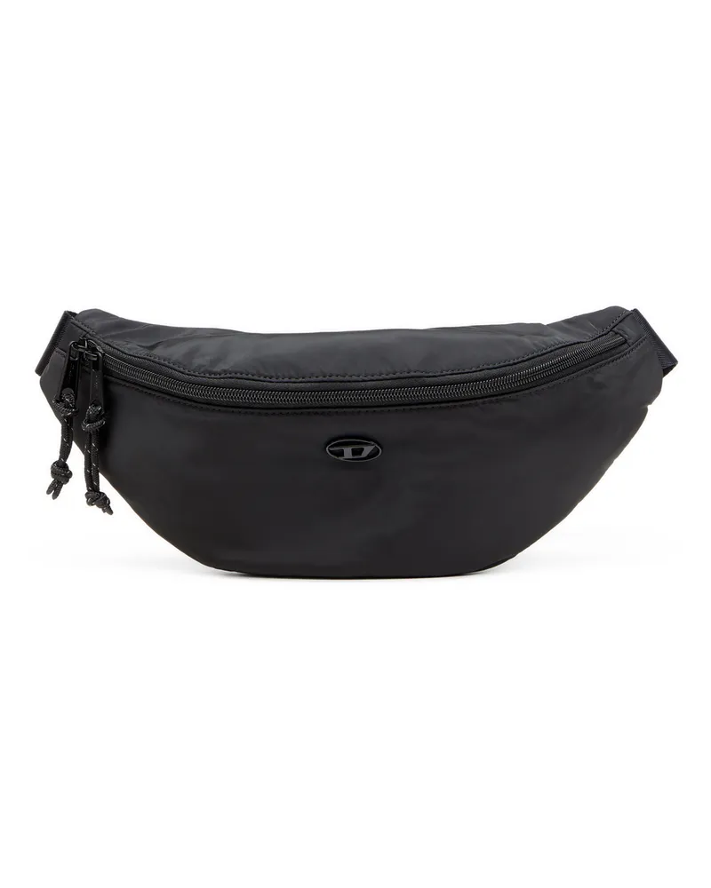 Diesel D-Pack-Gürteltasche aus Satin-Touch-Stoff - Schultertaschen - Herren - Schwarz Schwarz