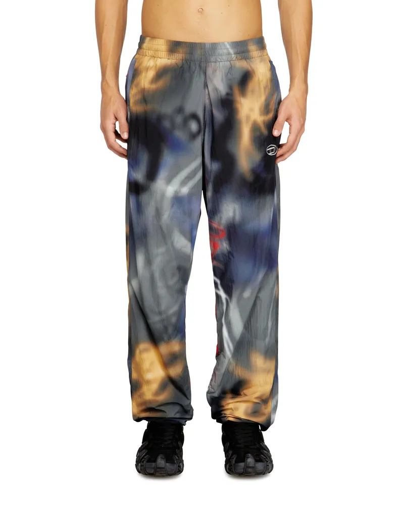 Diesel Nylonhosen mit Allover-Print - Hosen - Herren - Bunt Bunt