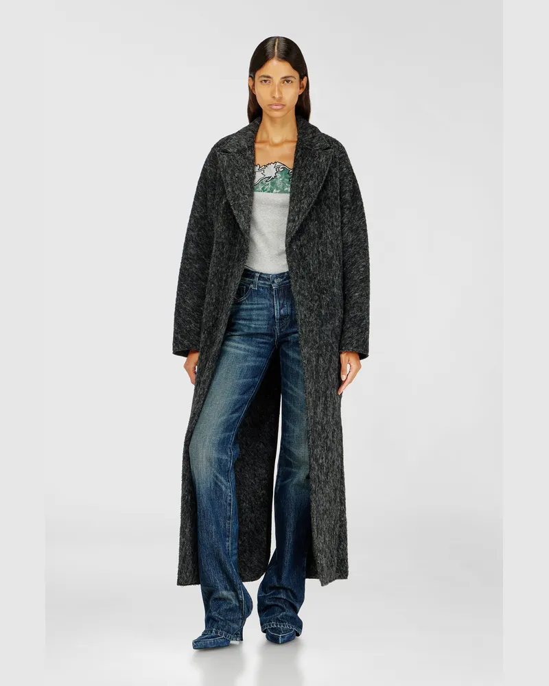 Diesel Langer Mantel aus Woll- und Alpakamix - Jacken - Damen 