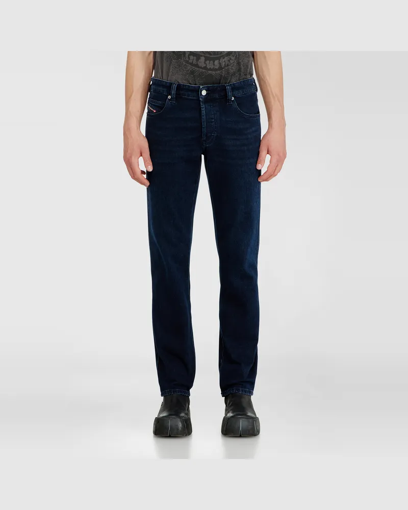 Diesel Slim Jeans Regular Waist 1993 D-Vyl, Dunkelblau, Knopfverschluss Blau