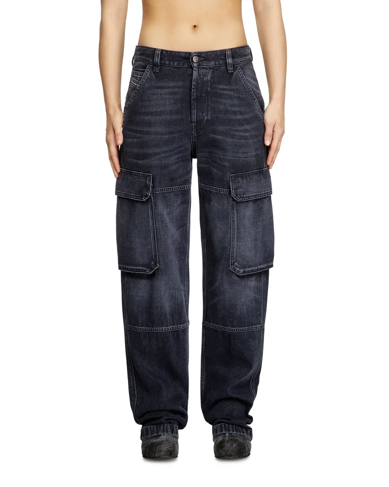 Diesel Regular Jeans - D-Pot - Jeans - Damen - Schwarz Schwarz
