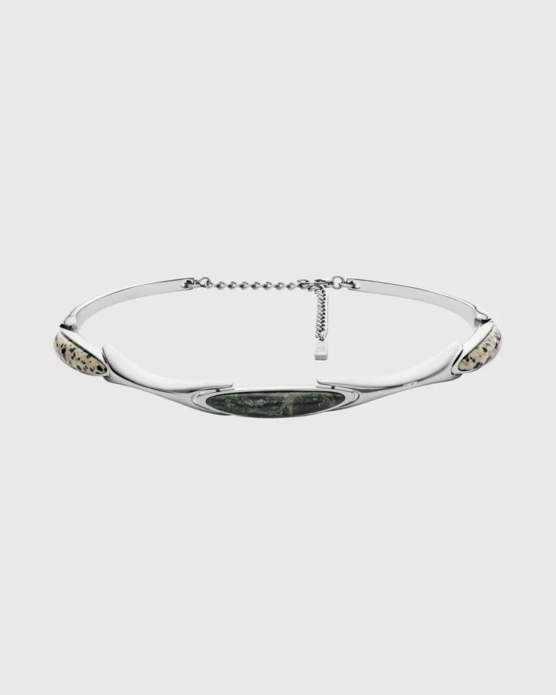 Diesel Edelstahl-Choker-Halskette - Halsketten - Unisex - Silber Silber