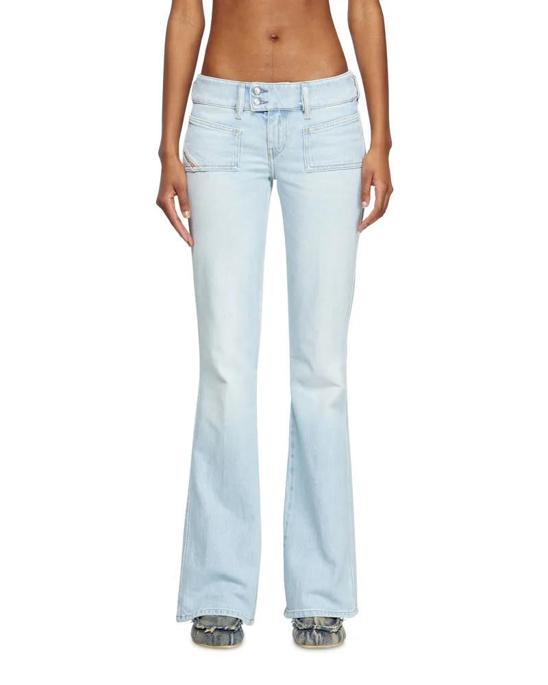 Diesel Bootcut Jeans - D-Hush - Jeans - Damen - Blau Blau