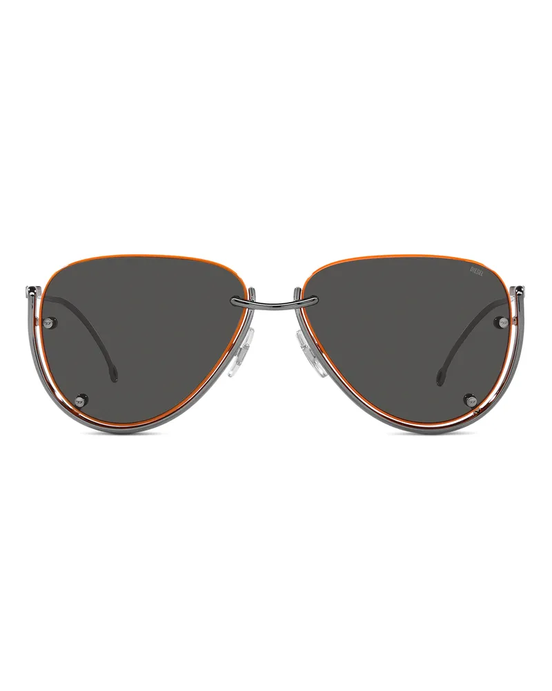 Diesel Brille in Pilotenform - Sonnenbrille - Unisex - Bunt Bunt
