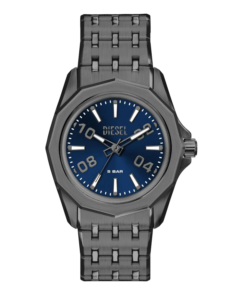 Diesel Stinger gunmetal Edelstahl-Uhr - Uhren - Herren - Grau Grau